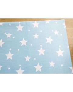 Craft Jones Sky Blue Star cotton print fabric