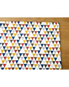 Triangular print fabric