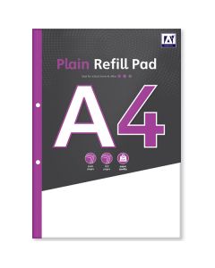 A4 Plain Refill Pad 56Gsm 120 Pages