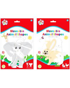 Kids Create Moveable Animal Shapes Assorted