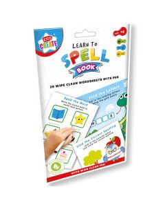 Kids Create 20 Wipe Clean Spelling Worksheets With Pen