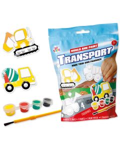 Kids Create Mould & Paint Transport Figurines