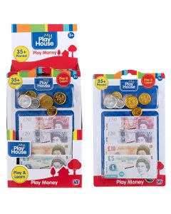 My Play House Bank Notes & Coins Play Money 35pc CDU