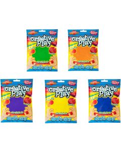 Creative Play Stretchy Elasti-Clay CDU Assorted Colours