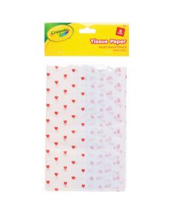 Crayola Heart Assortment Tissue Paper 8 Pack