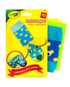 Crayola Dog Sock Puppet Craft Kit