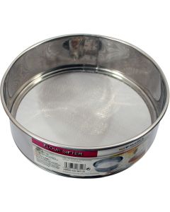 Prima Stainless Steel Round Flour Sifter 16.5cm X 5.5cm