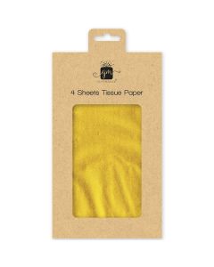 Giftmaker Metallic Gold Tissue Paper 4 Sheets 50cm X 70cm