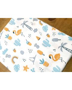 Craft Jones Beach Summer time print fabric