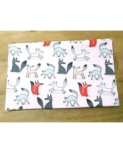 Craft Jones Pink Fox print fabric