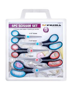 Prima Stainless Steel Scissors Assorted 5pc