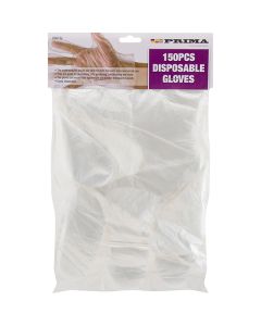 Prima Plastic Disposable Gloves 150pc