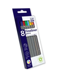 Fineliners Assorted Colours 6 Pack