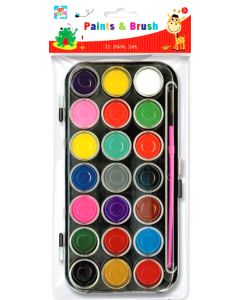 Kids Create 21 Paints & Brush Set