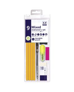 Mixed Stationery Set 9pc