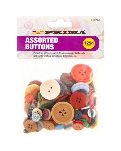 Prima Assorted Buttons 125g