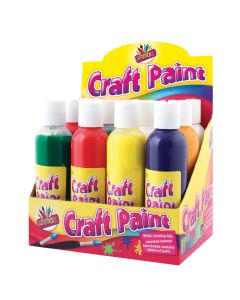 Artbox Craft Finger Paints 200ml Assorted Colours CDU