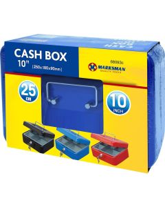 Marksman Cash Box 10" Assorted Colours