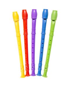 Pp Musical Instrument Recorder 30cm Assorted Colours