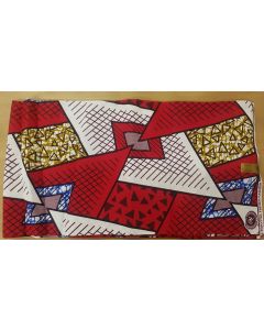 Pyramid Print African Wax Cotton Fabric