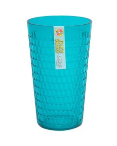 Bello Plastic Teal Honeycomb Tall Tumbler 600ml