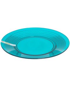 Bello Plastic Teal Honeycomb Plate 26.5cm