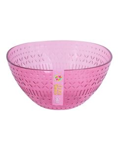 Bello Plastic Pink Aztec Small Bowl 600ml