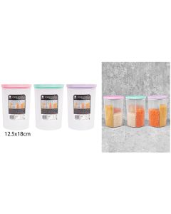 Living Colour 3-In-1 Divided Food Storage Container 2.25l Assorted Colours