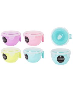 Microwave Lunch Bowl With Lid 4 Colours