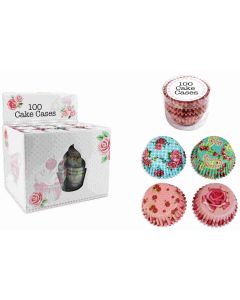 Cake Cases Assorted Designs 100 Pack