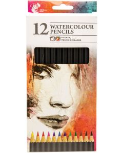 Chiltern Arts 12 Watercolour Pencils