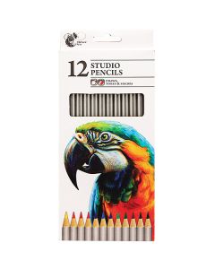 Chiltern Arts Assorted Colour Studio Pencils Set 12 Pack