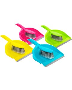 Bettina Dustpan And Brush Set Assorted Colours