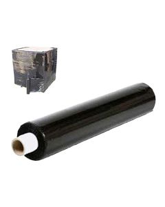 Heavy Duty 20 Microns Black Pallet Shrink Pallet Wrap 400mm X 200M