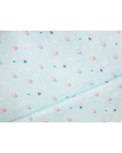 Animal Bear Rabbit print fabric