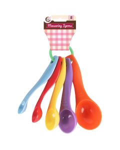 DID Assorted Plastic Measuring Spoons Set 5 Pack