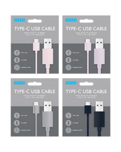 Zenso Type-C USB Cable 1m Assorted Colours