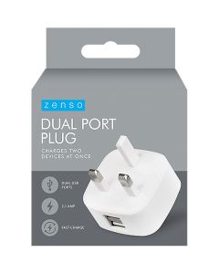 Zenso Dual USB Port Plug