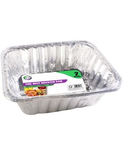 DID Deep Foil Roaster Pan 2 Pack 330mm X 260mm X 100mm