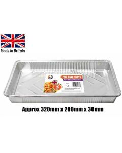 DID Foil Bake Trays 3 Pack 32cm X 20cm X 3cm