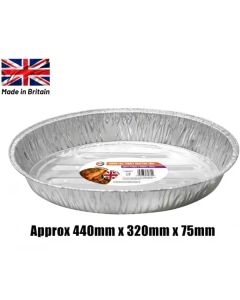 DID Jumbo Foil Turkey Roasting Tray 44cm X 32cm X 7.5cm