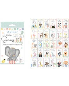 Hugs & Kisses Baby Memorable Moments Cards 30 Pack