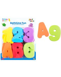 First Steps Bathtime Foam Letters & Numbers 36 Pack