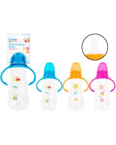 First Steps Easy Grip Feeding Bottle 250ml Assorted Colours