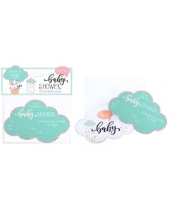 Baby Shower Invitation Cards 12 Pack