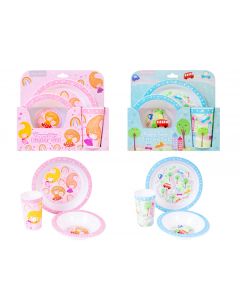 Hugs & Kisses Happy Town Baby Dinner Set Assorted