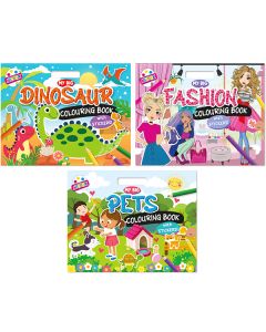 Artbox My Big Colouring Pad With Stickers Assorted
