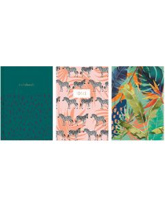 Just Stationery A4 Wild Hardback Notebook Assorted