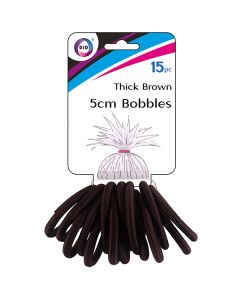 DID 5cm Thick Brown Bobbles 15pc