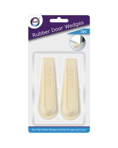 DID Non-Slip Rubber Door Wedges 2pcl